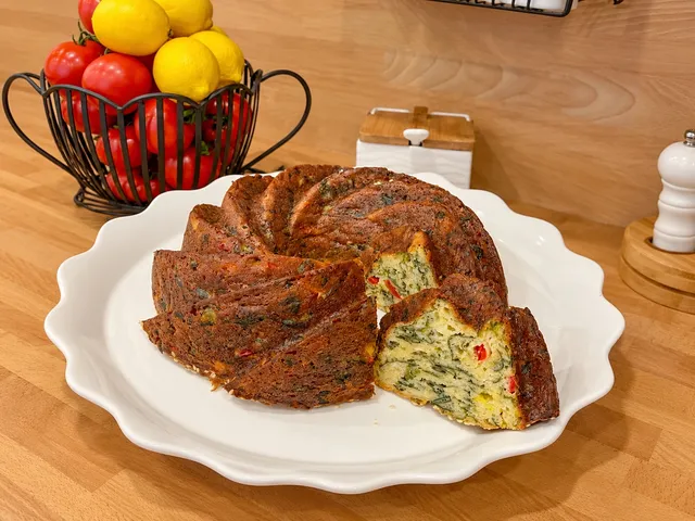 Ispanaklı Tuzlu Kek