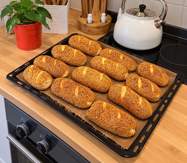 Kaşarlı Simit Poğaça