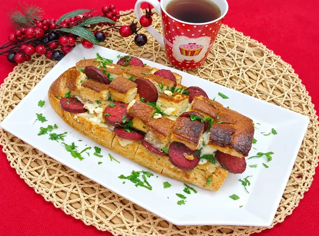 Fırında Peynirli Ekmek