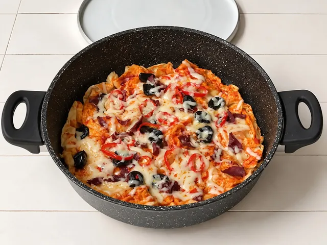 Tencerede Kolay Pizza