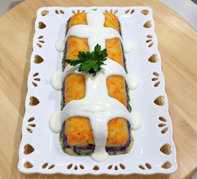 Renkli Patates Salatası