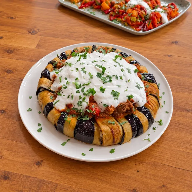 Patlıcanlı Perde Pilavı