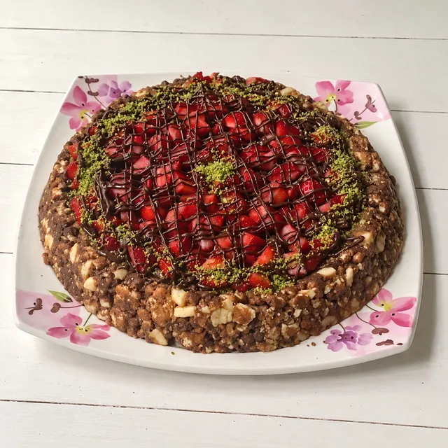 Tart Kalıbında Mozaik Pasta