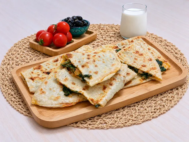 Ispanaklı Peynirli Gözleme