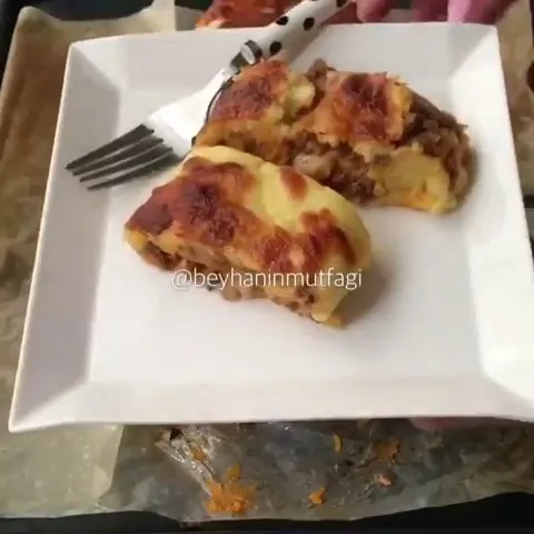 Kıymalı Rulo Patates